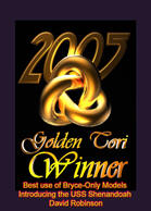 Winner of the Golden Tori Award for 2005 Best in Bryce-Only Models from the Delphi Bryce Forum